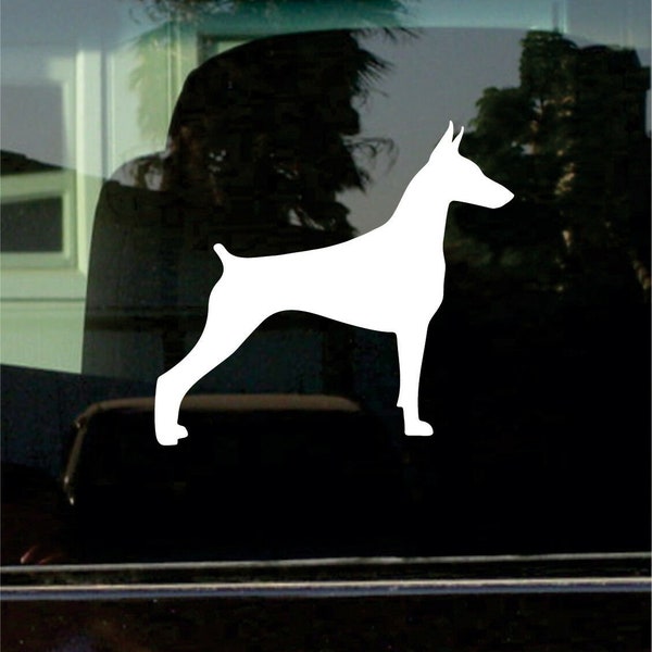 Doberman Custom Vinyl Sticker