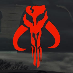 Naklejka winylowa Star Wars Boba Fett Mythosaur na szybę samochodu, laptopa i inne