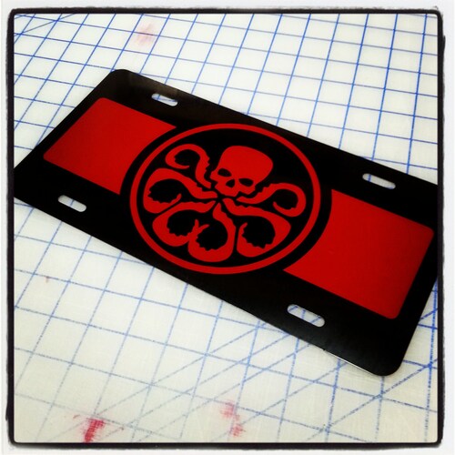 Godzilla Custom License Plate Etsy