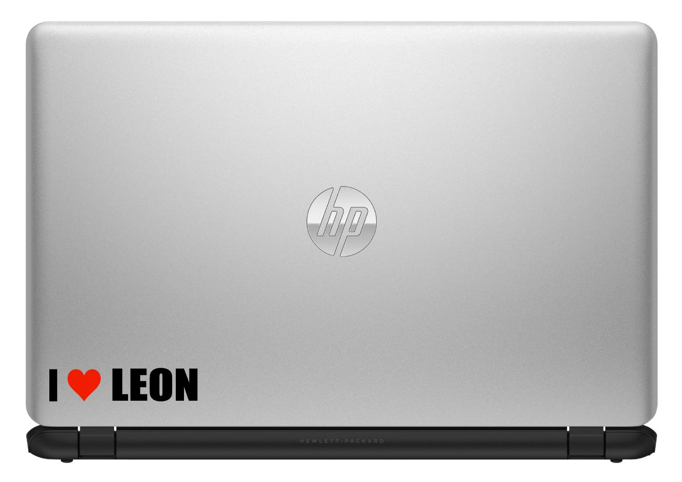I Love Leon Custom Vinyl Sticker Decal for Car Window Laptop Gifts ...