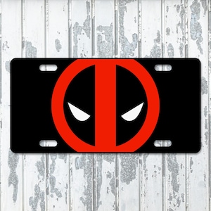 Deadpool Custom Car Nummernschild Vanity Novelty Car Tag