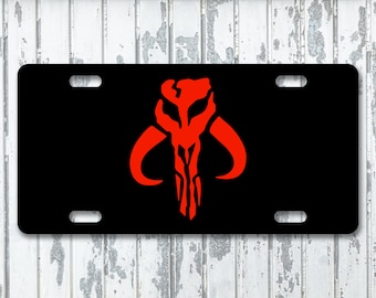 Boba Fett Mythosaur Custom License Plate