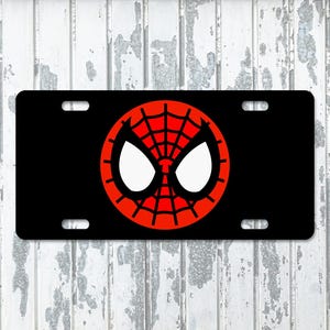 Spiderman license plate - Etsy 日本