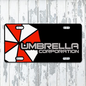 Umbrella Corporation License Plate Novelty Vanity Plate