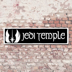 Star Wars Jedi Temple 6&quot; x 24&quot; Metal Sign