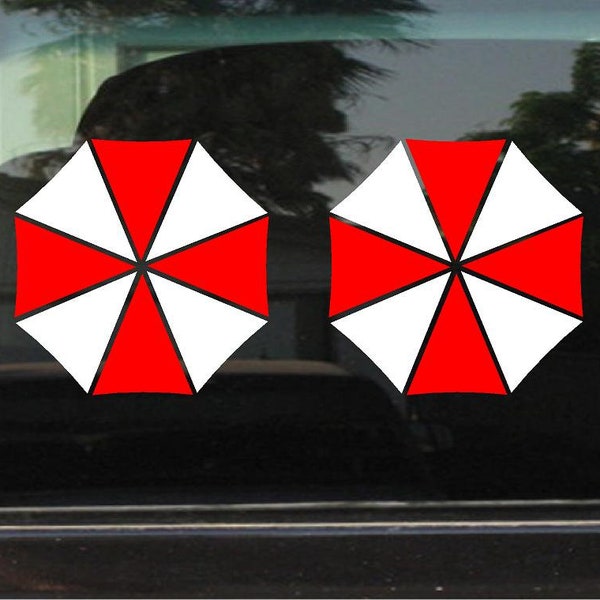 Umbrella Corporation - Resident Evil Vinyl Sticker Pair