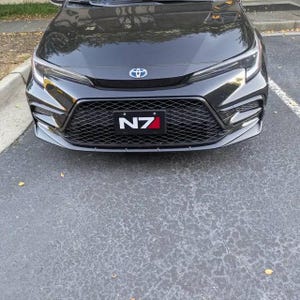 Mass Effect N7 Custom License Plate Car Tag Vanity Novelty Plate image 11