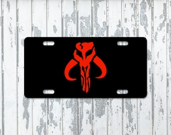 Matrícula personalizada de Boba Fett Mythosaur