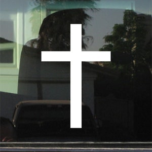 Christliches Kreuz Custom Vinyl Sticker / Aufkleber