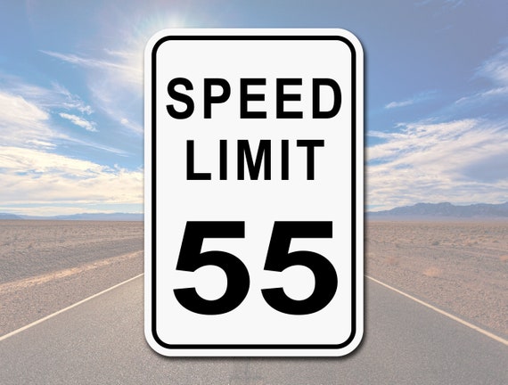 Speed Limit 55 MPH - Road, Street, Traffic, Garage, Home