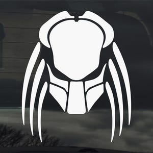 Predator Mask Vinyl Sticker Decal for Car Window Laptop & More