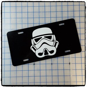 thumbnail image 2 of Star Wars Stainless Steel License Plate Frame - Black Finish 2 of 4