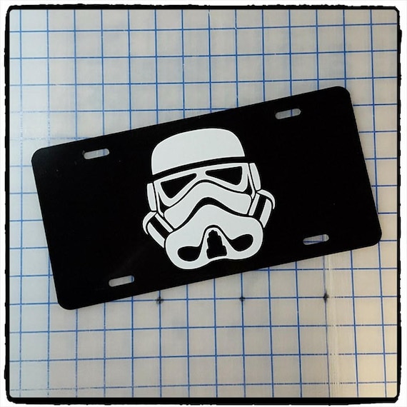 Star Wars Stormtrooper Helmet Custom License Plate Car Truck Auto Tag  Vanity Novelty Plate