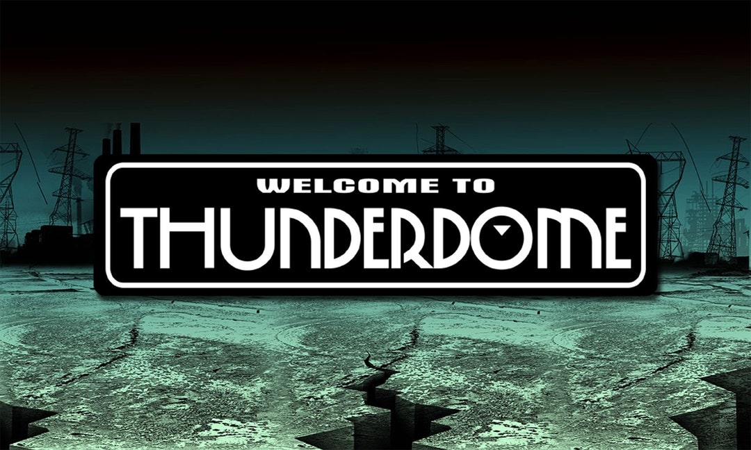 to Thunderdome Aluminum Sign Etsy
