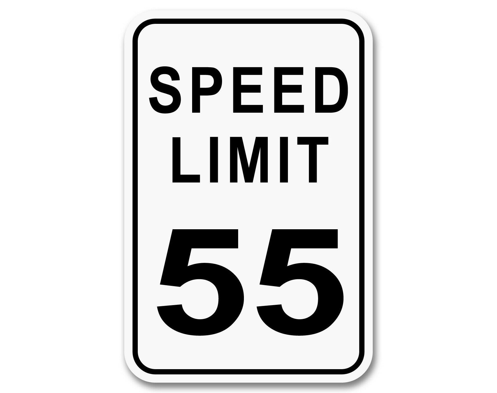 Speed Limit 55 MPH - Road, Street, Traffic, Garage, Home