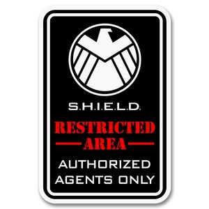 SHIELD Agents Only 12"x18" Aluminum Sign - Etsy