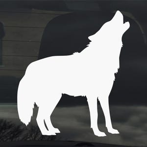 Wolf Custom Vinyl Sticker Decal for Car Window Laptop & More
