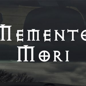 Naklejka winylowa Memento Mori (łac. - Pamiętaj, że musisz umrzeć)