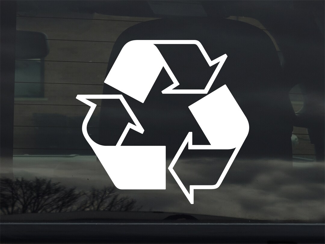 Recycle Symbol Reduce, Reuse, Renew Custom Vinyl Sticker Decal Etsy