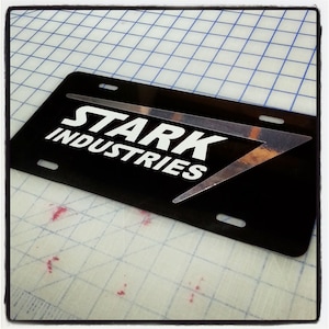 Stark Industries Custom License Plate Vanity Novelty Car Tag