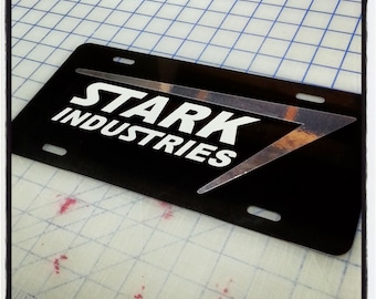 Stark Industries Custom License Plate Vanity Novelty Car Tag