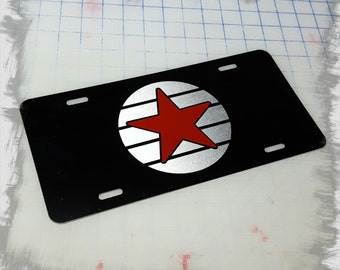 Winter Soldier Custom License Plate Novelty Vanity Plate Car Tag
