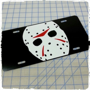 Friday the 13th Jason Voorhees Custom License Plate