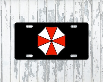 Umbrella Corporation License Plate Novelty Vanity Plate