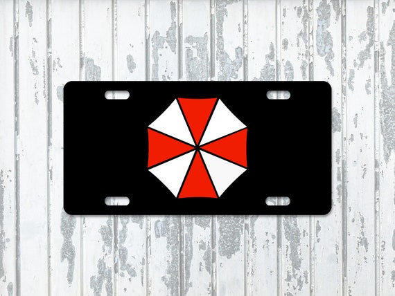 Umbrella Corporation License Plate Novelty Vanity Plate