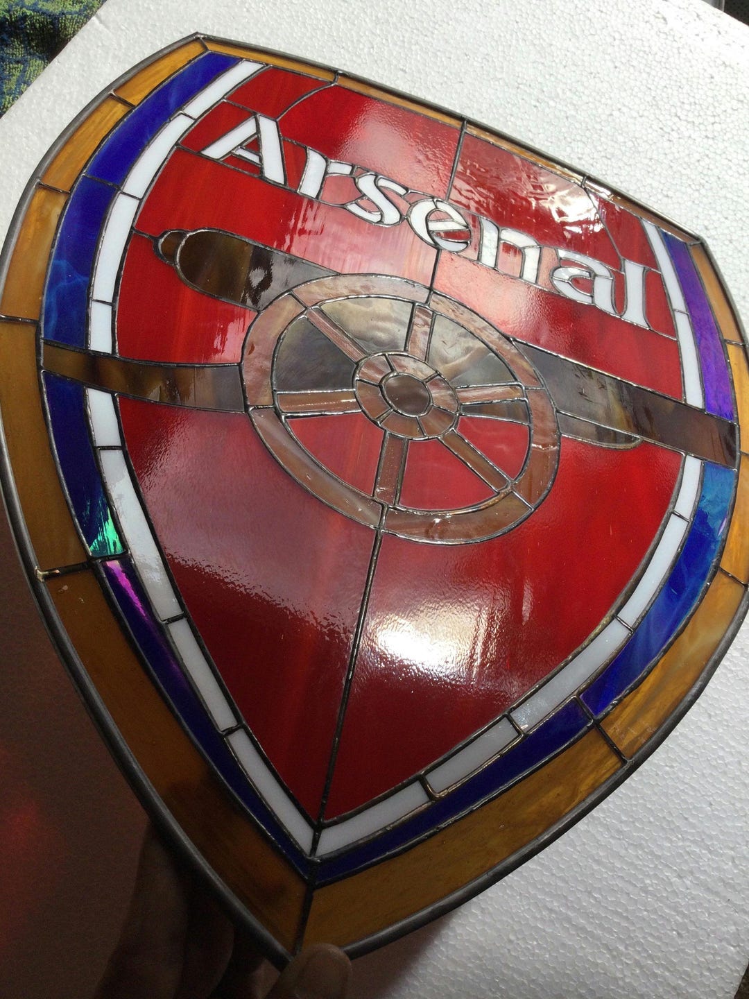 ARSENAL SOCCER TEAM Size W 15 1/2 X H 19'' - Etsy
