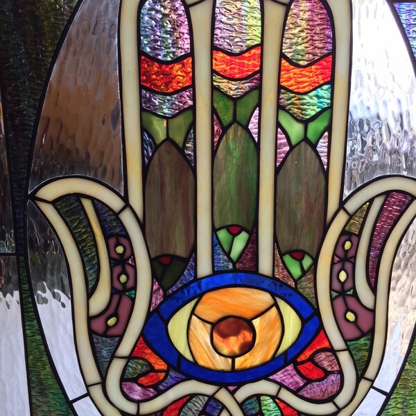 Hamsa Stained Glass Etsy