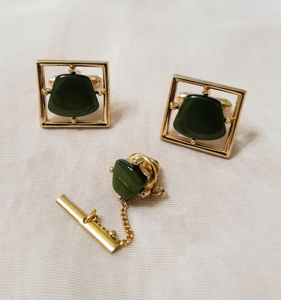 Lovely Vintage SARAH COVENTRY Cufflinks and Tie T… - image 2