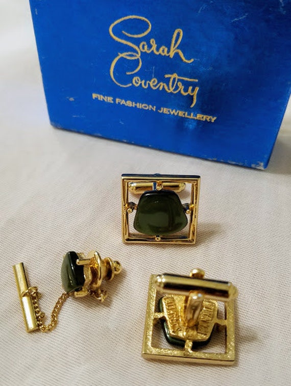 Lovely Vintage SARAH COVENTRY Cufflinks and Tie T… - image 6