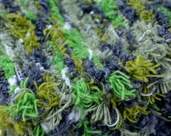Green rug, Hand woven green wool Rug, Wool rug, forest rug, green Moss rug, Handmade woven rug.