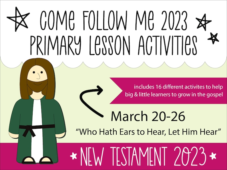 Buy Come Follow Me 2023 Primary March New Testament Primary Online in