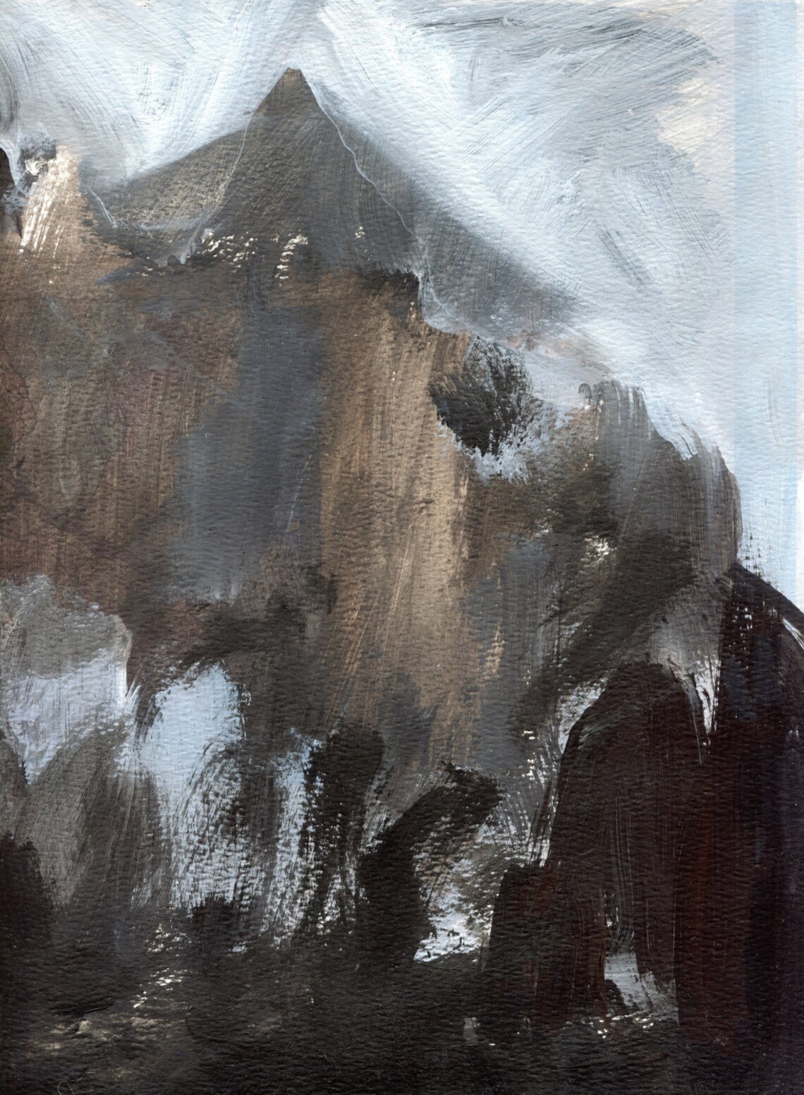 CUILLIN RIDGE SKYE Mountain Ridge Painting Isle of Skye Scotland ...