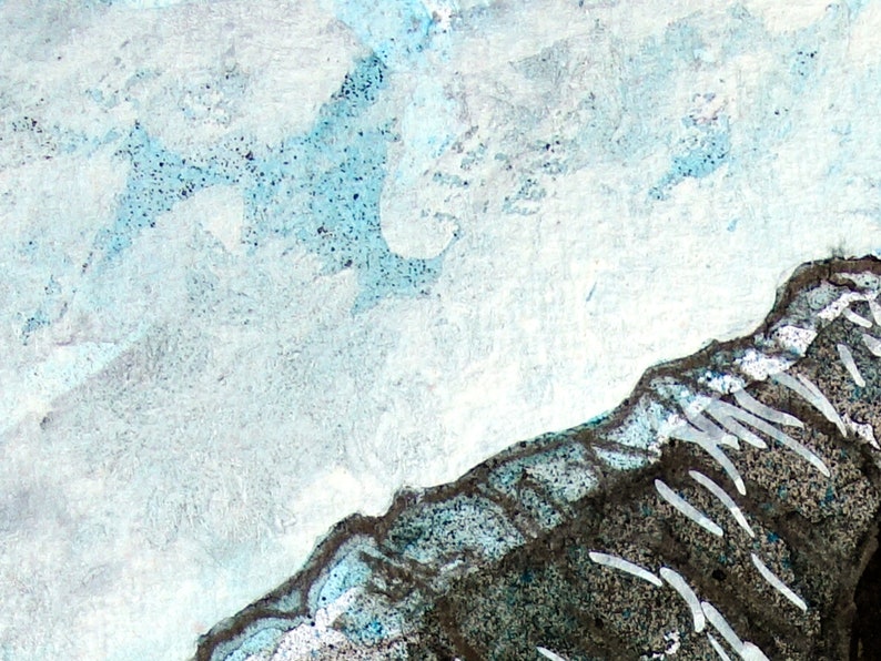 Waterpipe Gully Original Watercolour Painting Mountain Landscape Isle of Skye Fine Art ElizabethAFox image 3