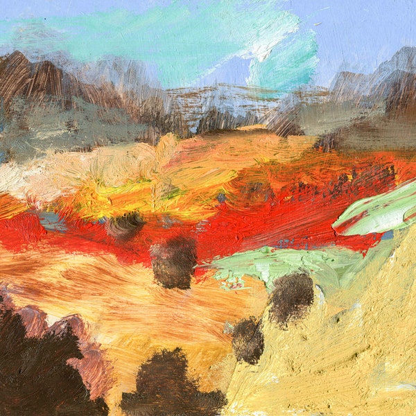 Skye Song, Landscape Oil Painting, Isle of Skye, Fine Art, ElizabethAFox