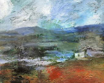 The Bothy, Landscape Oil Painting,  Original Oil Painting,  Landscape Painting, Scotland Art, Fine Art