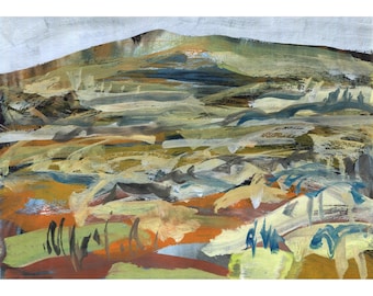 Rough Terrain, Original Watercolour Painting, Landscape Painting