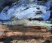 ICELAND CLOUDS -  Iceland Painting - Wax Encaustic - ElizabethA Fox - Original Fine Art 