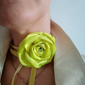 Blumen Choker, Halskette Samt Choker, Rose Halsband, viktorianische Gothic Blumen Krawatte, Geschenk für Frauen, romantische Choker.