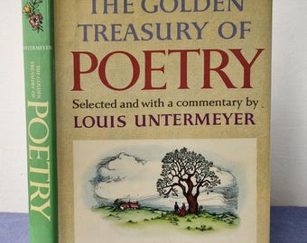 The Golden Treasury of Poetry book, Louis Untermeyer, classic poems and rhymes