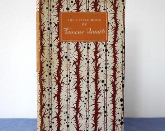 The Little Book of Famous Insults book, 1960s fun, Betty Jo Ramsey, Peter Pauper Press