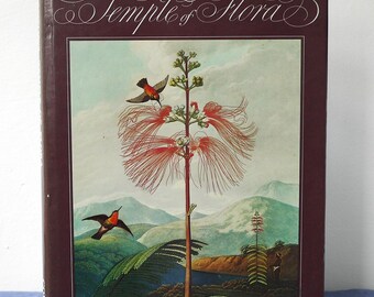 Thorntons Temple of Flora vintage book, illustrations, revised 1970s edition