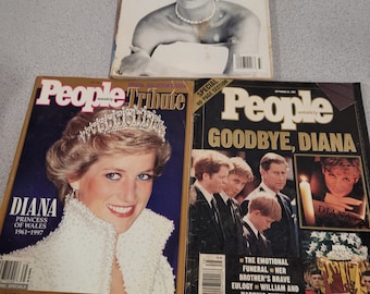 3 copies People Magazine Princess Diana