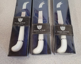 3 Hose of Prill Stainless Cheese Knives