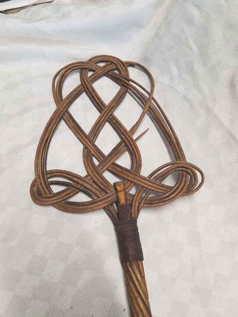 Antique Rattan Reed Carpet Beater Victorian Rug Beater Etsy.de