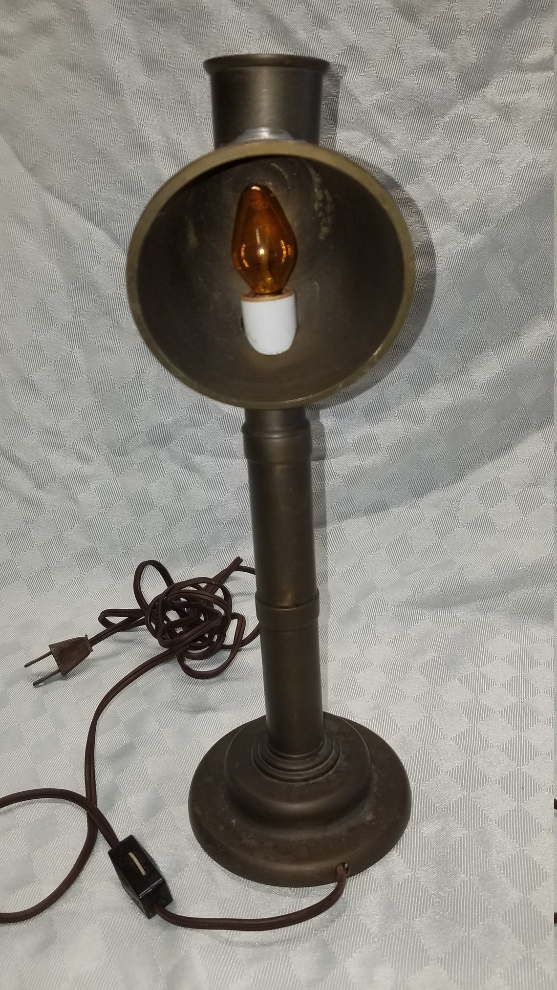 Unique Vintage Candlestick Night Light Etsy