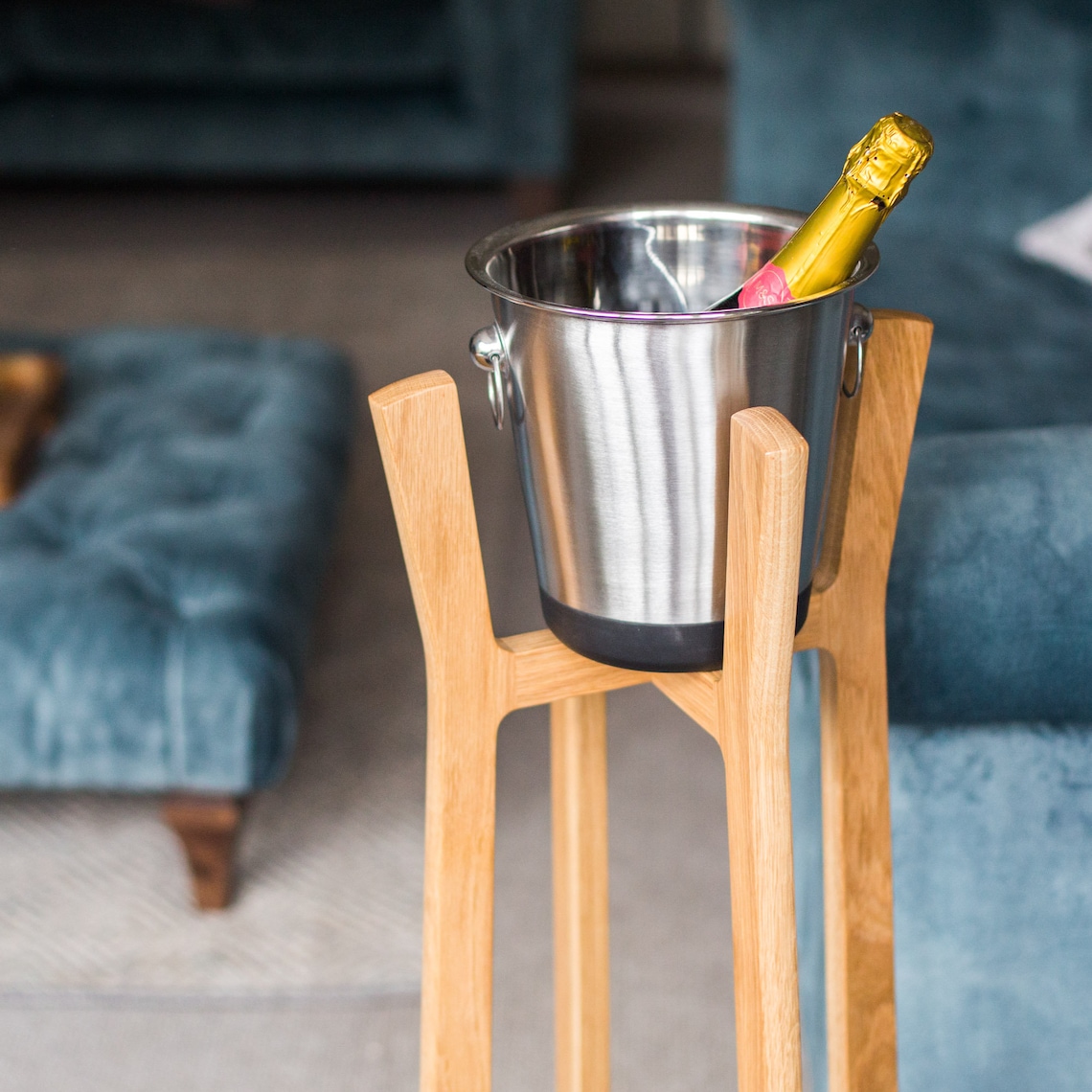 Wine and Champagne Bucket Stand Etsy